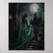 Gothic Dark Feminine Mondlicht Raben Königin