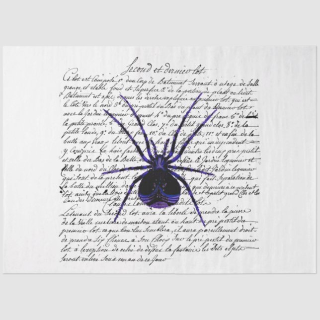 Gothic Debutante Serie Design 4 Seidenpapier (Vorderseite)