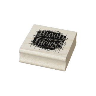 Gothic Design Blood & Thorns - Dunkel und Edgy Gummistempel