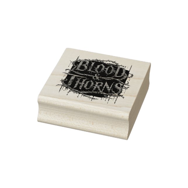 Gothic Design Blood & Thorns - Dunkel und Edgy Gummistempel (Stempel)