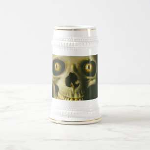 Gothic Devil Skull Stein Bierglas