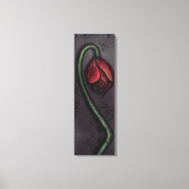 Gothic Dying Rose Spuk House Art Poster Leinwanddruck
