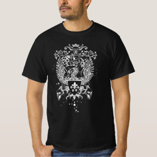 Gothic Eagle Wappen - Spuk Heraldic Skull Emblem T-Shirt