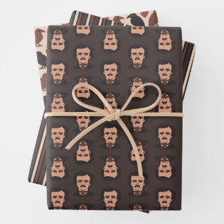 Gothic Edgar Allan Poe Geschenkpapier-Set Geschenkpapier Set