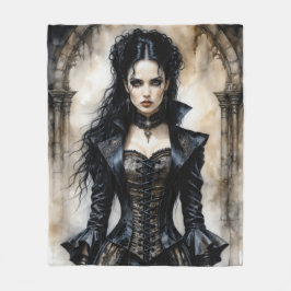 Gothic Elegance Fleecedecke