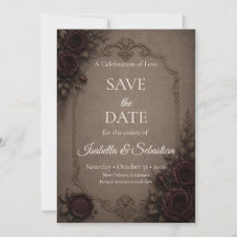 Gothic Eleganz Hochzeit 