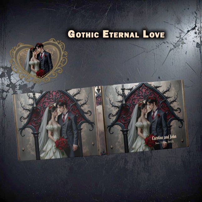 Gothic Ewige Liebe Gästebuch (Von Creator hochgeladen)