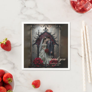 Gothic Ewige Liebe Serviette