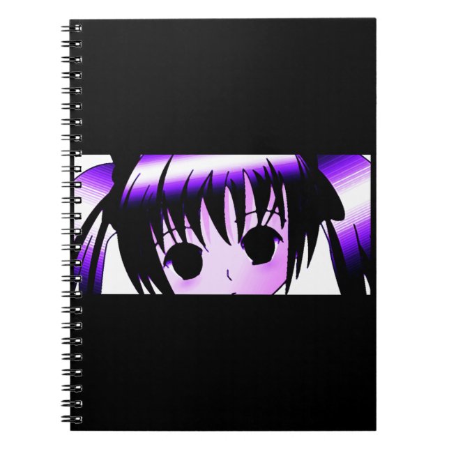 Gothic Eyes Notebook Notizblock (Vorderseite)