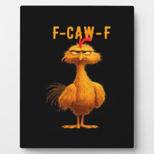 Gothic F-Caw-F Krähe Lustiger Humor Fotoplatte