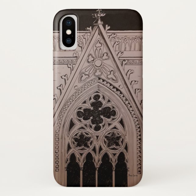 Gothic façade iPhone / iPad case (Rückseite)