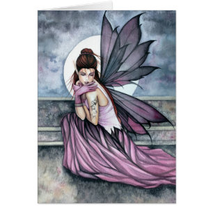 Gothic Fairy Art Card by Molly Harrison