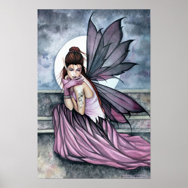 Gothic Fairy Art Poster von Molly Harrison (Vorne)