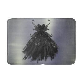 Gothic Fairy Black Gown | Vampy Goth Glam Sheen Badematte