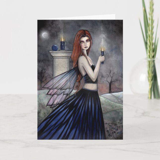 Gothic Fairy Card von Molly Harrison Karte (Vorderseite)