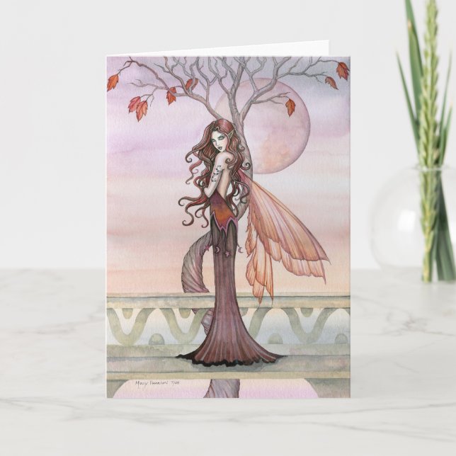 Gothic Fairy Card von Molly Harrison Karte (Vorderseite)