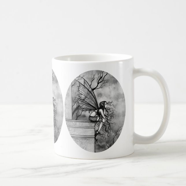 Gothic Fairy Coffee Tasse von Molly Harrison (Rechts)