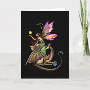 Gothic Fairy Dragon Karte von Molly Harrison