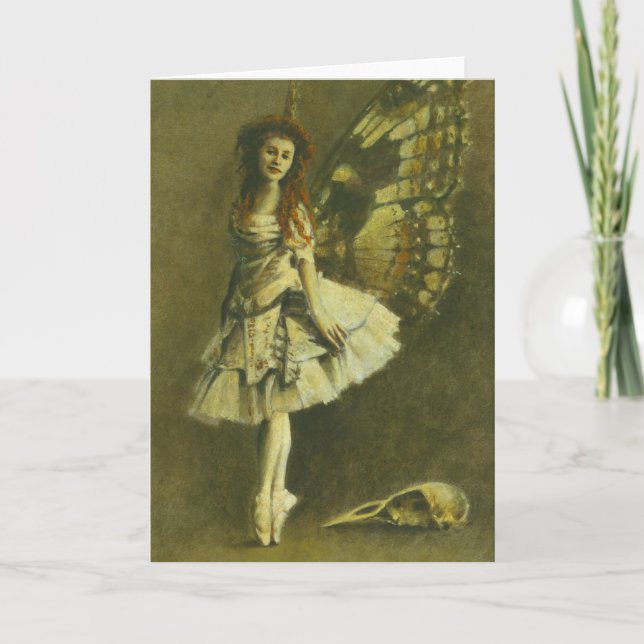 Gothic Fairy Greetings Card Karte (Vorderseite)