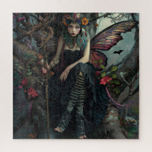 Gothic Fairy in einem Baum