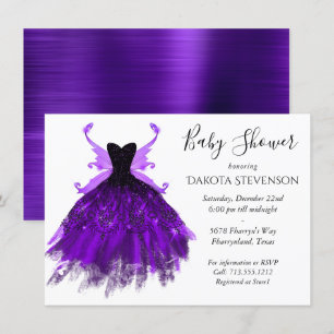 Gothic Fairy Indigo Gown   Deep Royal Lila Sheen Einladung