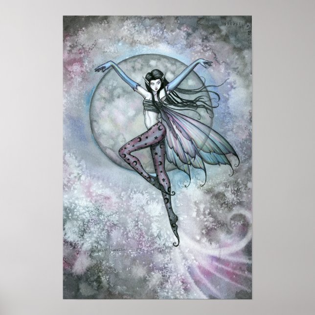Gothic Fairy Poster Print (Vorne)
