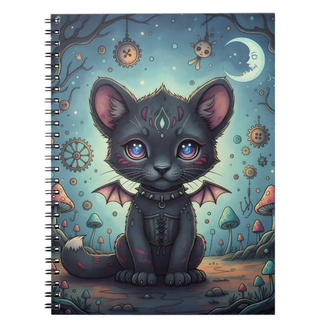 Gothic Fantasy Baby Kit Notizblock (Vorderseite)