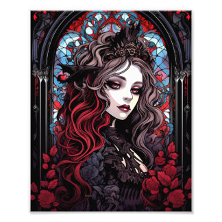 Gothic Fantasy Gothic Girl Darkness Fotodruck