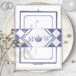 Gothic Fantasy oder mittelalterliches königliches  Einladungsbanderole