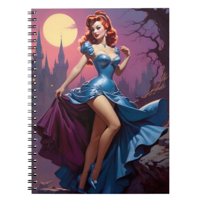 Gothic Fantasy Princess Notizblock (Vorderseite)