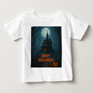 Gothic Fantasy Spuk Schloss & Misty Monte Lago M Baby T-shirt