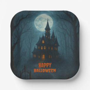 Gothic Fantasy Spuk Schloss & Misty Monte Lago M Pappteller