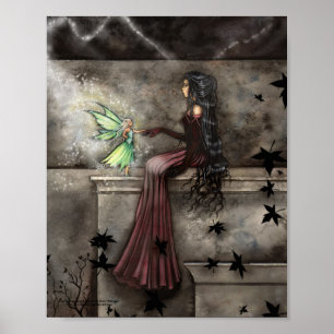 Gothic-Fee-Poster Fantasy-Kunstprint Poster