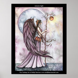 Gothic-Fee-Poster Herbstfee Poster