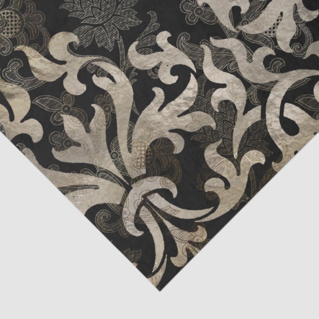 Gothic Filigree Muster Seidenpapier (Detail)