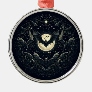 Gothic Fledermäuse  Ornament Aus Metall