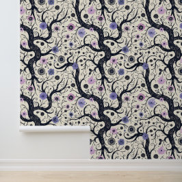Gothic Floral Art Muster Tapete