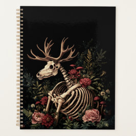 Gothic Floral Deer Skeleton Planer