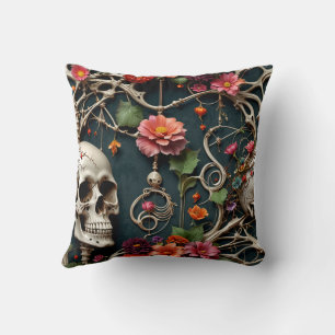 Gothic Floral Harmony Cushion Kissen