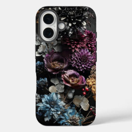 Gothic Floral iPhone 16 Fall Hülle