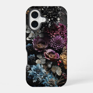 Gothic Floral iPhone 16 Hülle