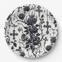 Gothic Floral Paper Teller - Halloween, Hochzeit