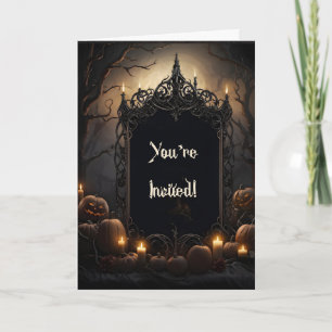 Gothic Frame Halloween Einladung