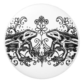 Gothic Frog Ceramic Knob Keramikknauf