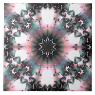 Gothic Frozen Winter Spider Web Fliese