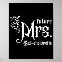 Gothic Future Frau Bride Matching Bat Bachelorette