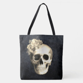Gothic Galm Floral Skull Tasche