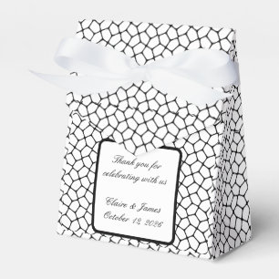 Gothic Gastgeschenk Hochzeit Box - Moth & Lace Bla Geschenkschachtel