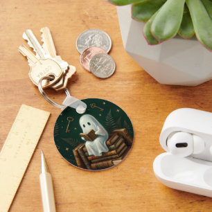 Gothic Geist Dark Academia Bücherliebhaber Schlüsselanhänger