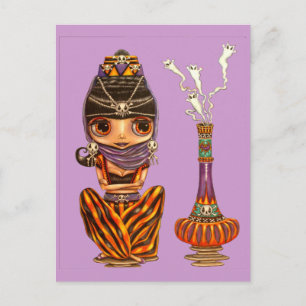 Gothic Genie Postcard Postkarte